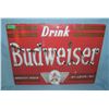 Image 1 : Drink Budweiser  retro style advertising sign