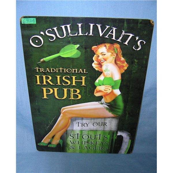 O'Sullivann Irish Pub  retro style advertising sign