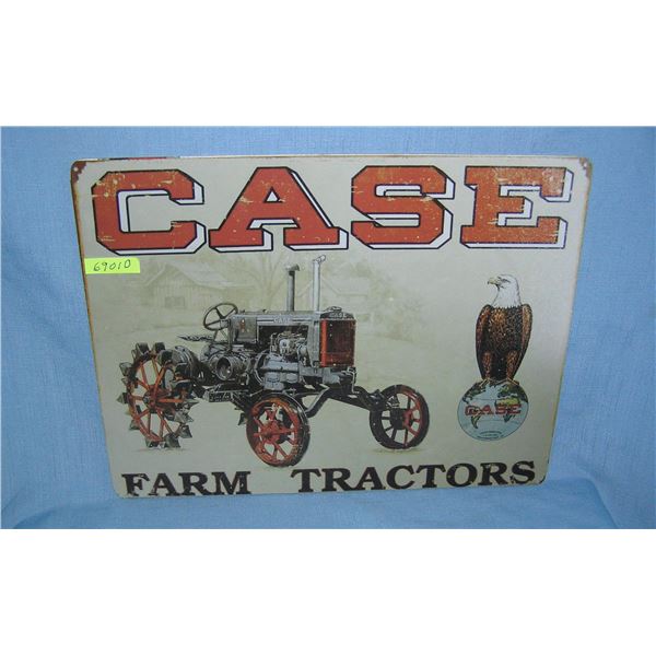 Case Farm Tractors  retro style advertising sign