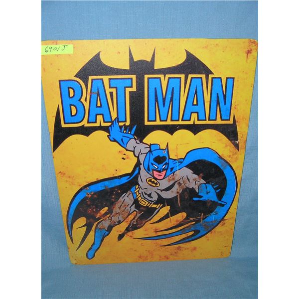 Batman  retro style advertising sign