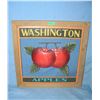 Image 1 : Washington Apples all metal and wood crate retro style wall sign