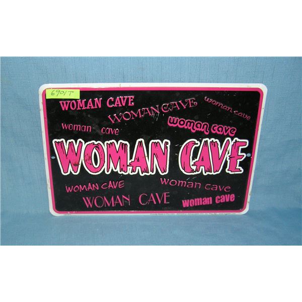 Woman Cave display sign