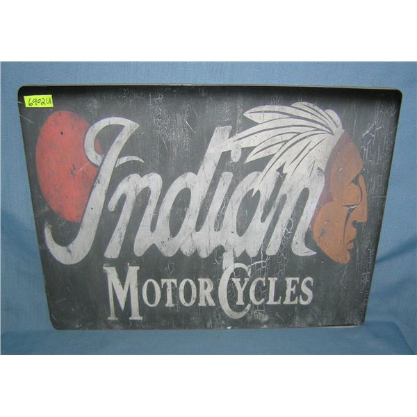 Indian Motorcycles  retro style advertising sign