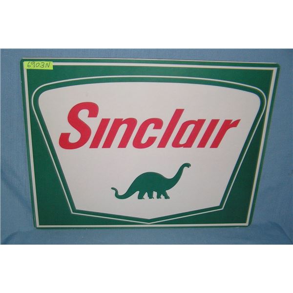 Sinclair gas and oil company  retro style advertising sign