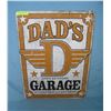 Image 1 : Dad's Garage open 24 hours  retro style advertising sign