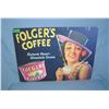 Image 1 : Folgers Coffee  retro style advertising sign