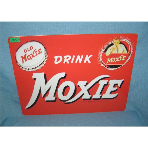 Drink moxie  retro style advertising sign