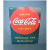 Image 1 : Drink Coca Cola Ice Cold  retro style advertising sign