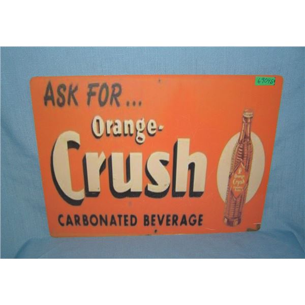 Ask for Orange Crush  retro style advertising sign