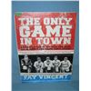 Image 1 : The only game in town baseball  retro style advertising sign