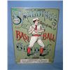 Image 1 : Spalding baseball guide  retro style advertising sign