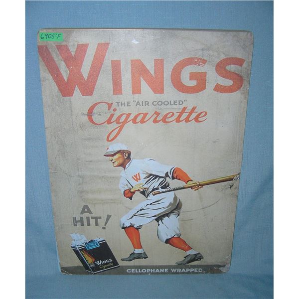 Wing Cigarettes a hit  retro style advertising sign