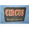 Image 1 : Circus ticket office  retro style advertising sign