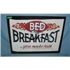 Image 1 : Bed and Breakfast you make both  retro style advertising sign
