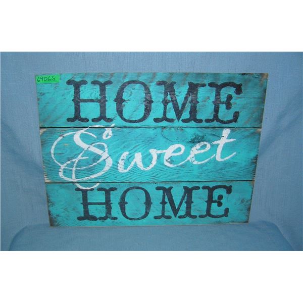 Home Sweet Home  retro style advertising sign