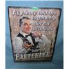 Image 1 : My Family told me to get help for my drinking so I hired a Bartender all tin advertising sign