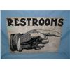 Image 1 : Restroom retro style advertising sign