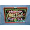 Image 1 : Delicious and refreshing drink Coca Cola retro style advertising sign