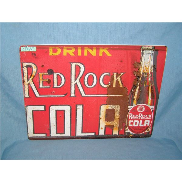 Drink Red Rock Cola retro style advertising sign