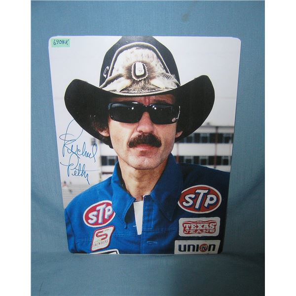 Richard Petty Nascar champ retro style advertising sign
