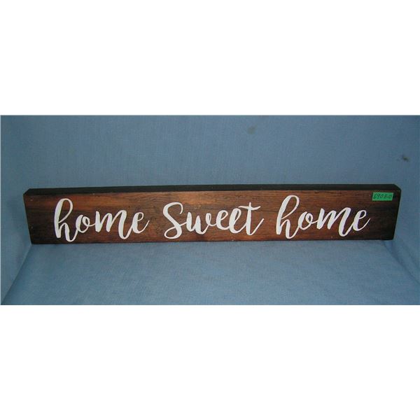 Home sweet home wood wall or shelf sign
