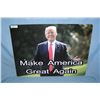 Image 1 : Donald Trump Make America Great Again retro style advertising sign