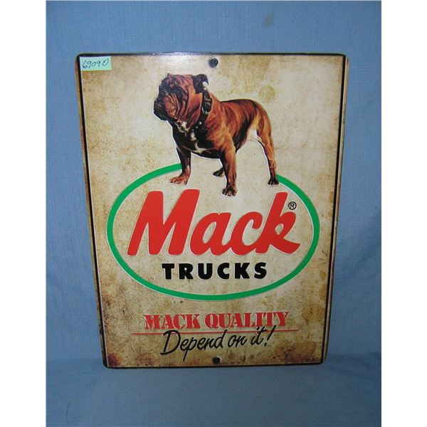Mack Trucks retro style advertising sign
