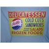 Image 1 : Pepsi Cola delicatessen  retro style advertising sign