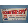 Image 1 : Pepsi Cola "Counter Spy" radio thriller  retro style advertising sign