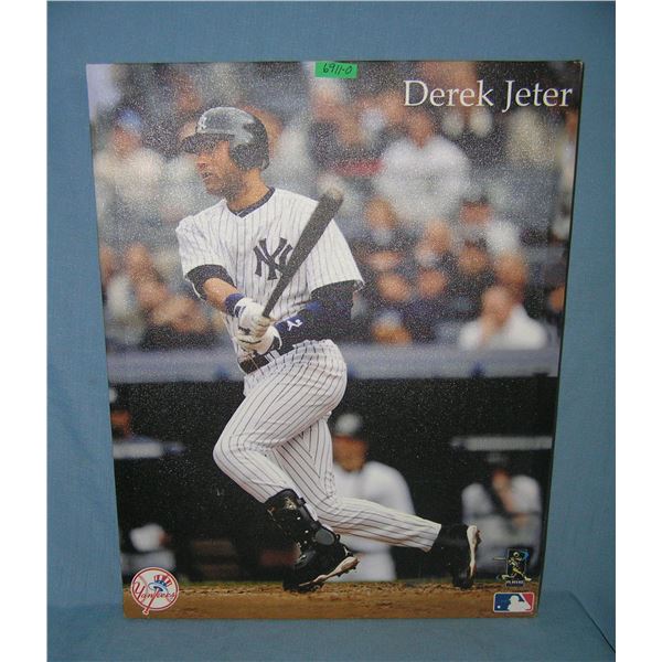 Derek Jeter NY Yankees all star canvas sports collectible
