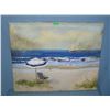 Image 1 : Beach scene on canvas painting