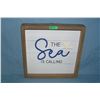 Image 1 : The Sea is Calling decorative wood sign