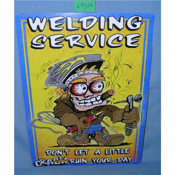 Laundry drop your pants here  retro style advertising sign