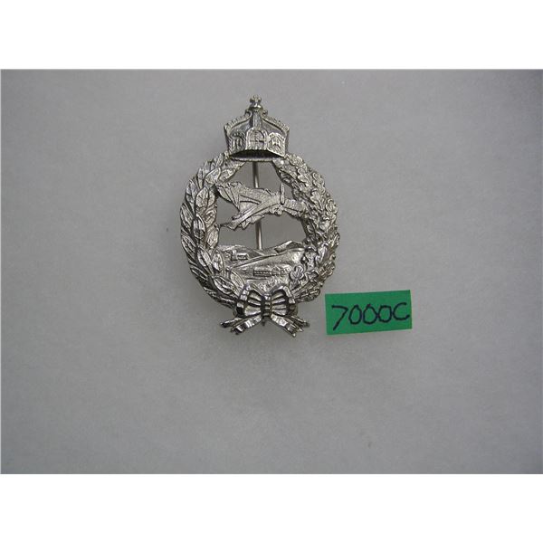German's pilots badge silver colored with pin back WWII retro style