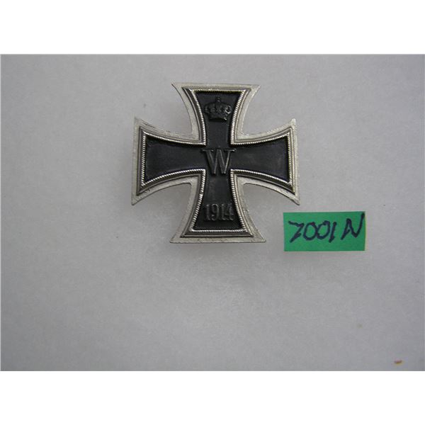 German 1914 retro style iron cross first class WWII retro style