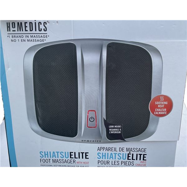HoMedics Shiatsu Elite Foot Massager with Heat  NEW IN BOX never used