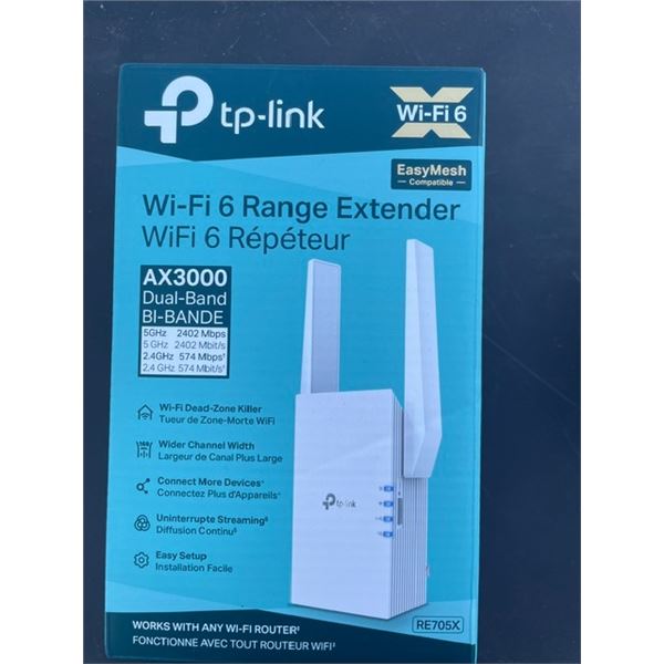 TP-Link RE705X AX3000 Wi-Fi 6 Range Extender
