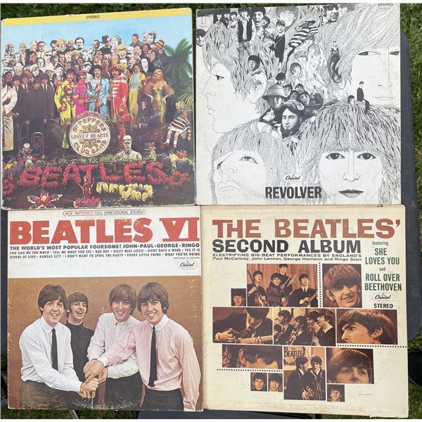 FOUR Beatles Records