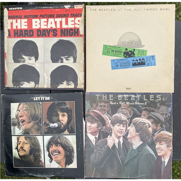 FOUR Beatles Records