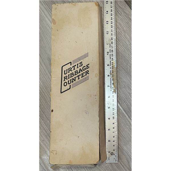 Vintage Curtis Products Company pegless cribbage counter board