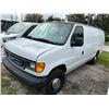 Image 1 : 2004 Ford E250  6-Dr. LWB Cargo Van, Wht/Grey Vinyl Buckets, Rbr. Floor, Auto, A/C,