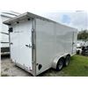 Image 3 : 2023 Stealth 17'  T/A V-Nose Enclosed Trailer, Ramp/Side Door - New Condition,