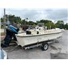 Image 1 : 2000 Carolina Skiff 198 19' FG, Center Console Flat Barge, '02 Mercury 115 HP,