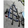 Image 3 : Blue S/A 9' Small Boat Trailer w/Fenders - No Title Required