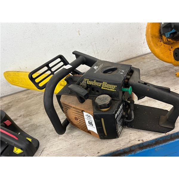 McCulloch Timber Bear Gas Chainsaw