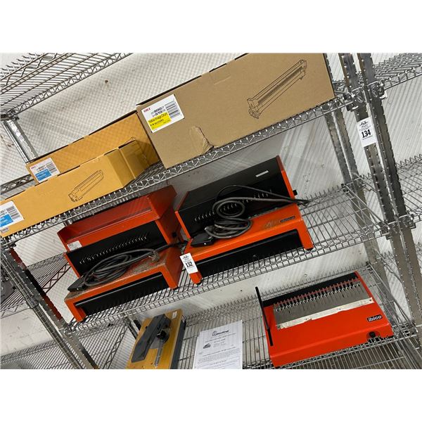 Ibico Binders 3 w/Binder Stock