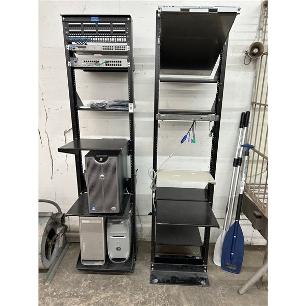 Server Racks w/Mac and Other Components