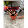 Image 1 : Rebar, Paint Mixers, Ext. Poles, Teapot in Bucket