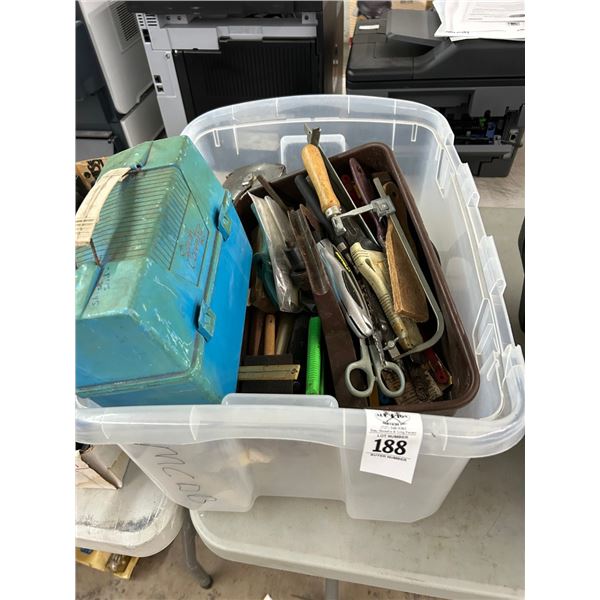 Bin w/Asst. Hand Tools/Hardware