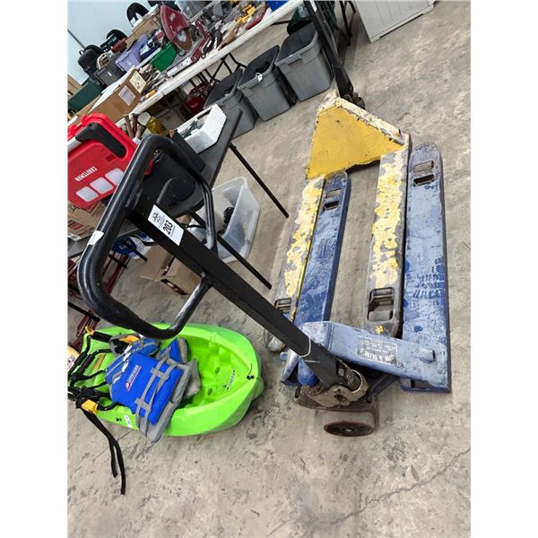 Blue Pallet Jack - Nds. Hydraulic Service